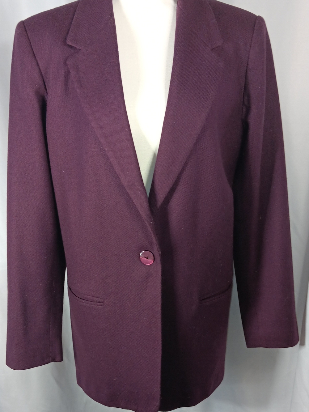 Classic Women's Plum Blazer Jacket